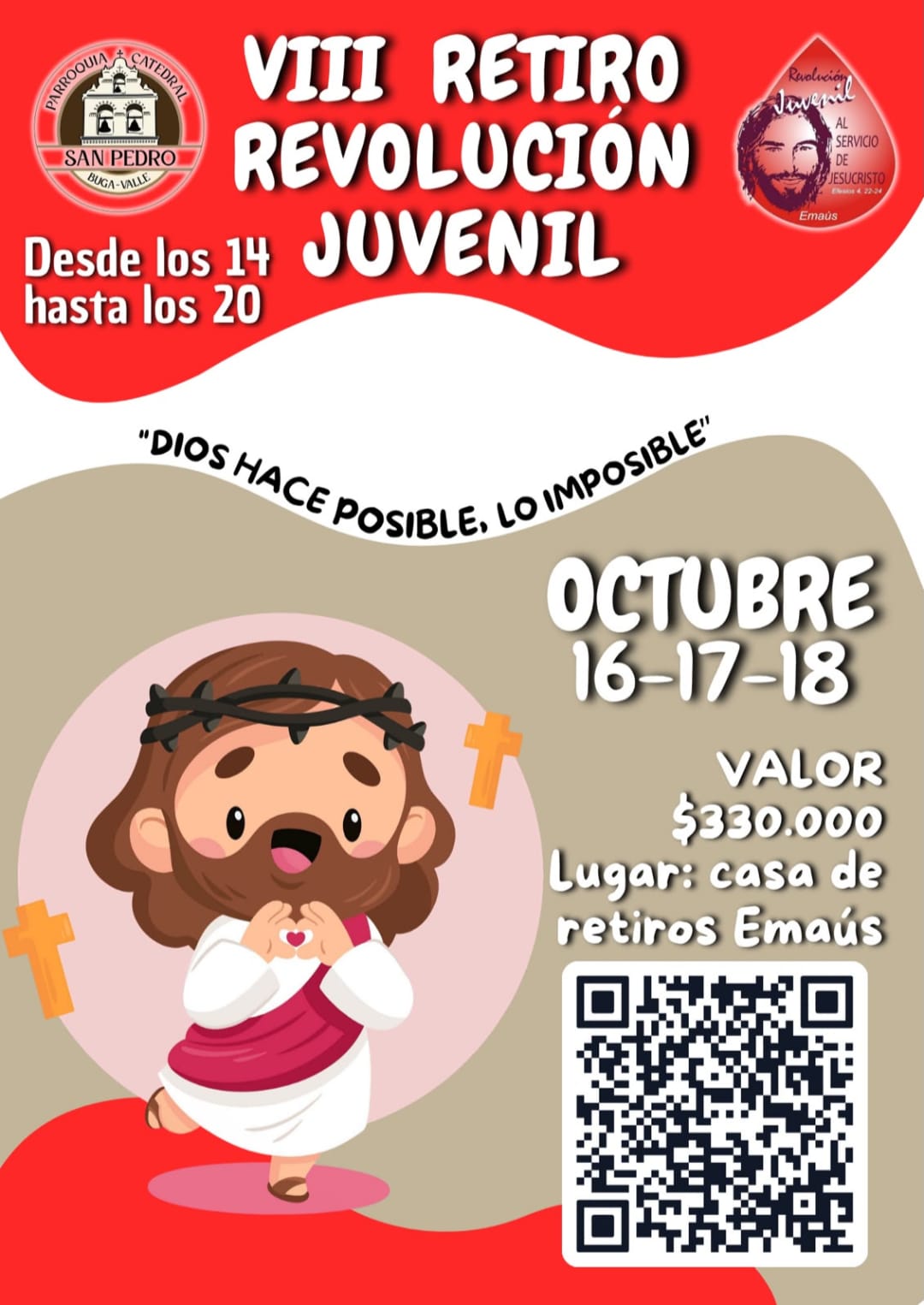 VIII Retiro Revolución Juvenil Octubre 2026